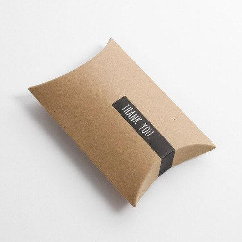 Kraft Pillow Boxes